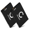 2x Battery 900mAh