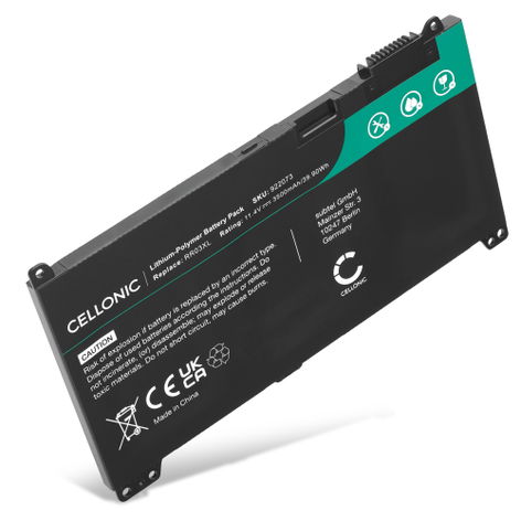 Battery for HP ProBook 4210s, 430 Gen 4; Thin Client Mt21 RR03XL (3400mAh, 11.4V) from CELLONIC