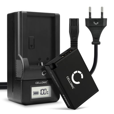 LP-E17 Camera Battery + Charger Set for Canon EOS 750D EOS 760D EOS 770D EOS 800D EOS Kiss X8i EOS M3 EOS M5 EOS M6 EOS Rebel T6i 950mAh Replacement Battery LCD Smart Charger