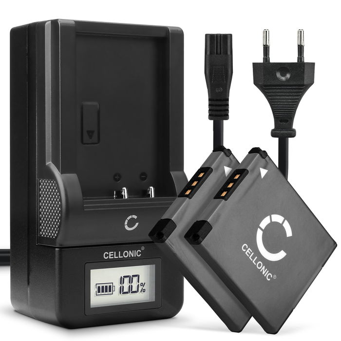 2x Battery for Canon IXUS 285 HS, 185, 160, 145, 190, 132, 155, 265 HS, PowerShot SX430 IS, A3500 IS, A3300 IS, A2300, ELPH 110 HS, A3400 IS, SX410 IS, A2500, ELPH 340 HS, SX400 IS, A2600, Powershot SX420 - NB-11L NB-11LH 600mAh + Charger CB-2L Replacemen