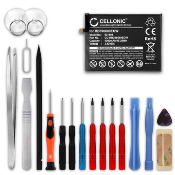HB396689ECW Battery for Huawei Mate 9 / 9 Pro - 4000mAh Replacement with 18-pc Phone Repair Kit