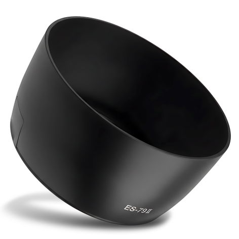 Lens Hood ES-79 II – Cylindrical / Round, Plastic, Bayonet from CELLONIC – Canon EF 80-200mm f/2.8L, 85mm f/1.2L II USM