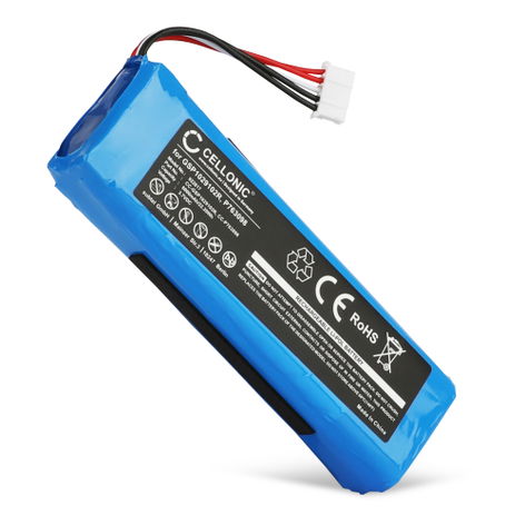 Battery for JBL Charge 2, 2 Plus, 3 (2015) GSP1029102 (6000mAh, 3.7V) from CELLONIC