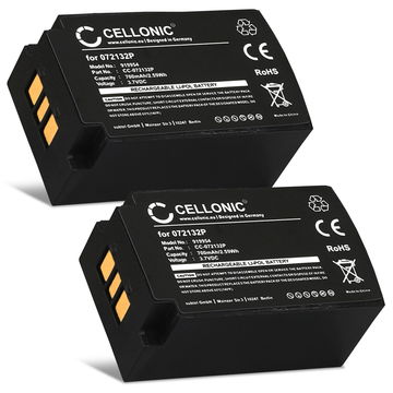 2x Battery for Parrot Zik 1.0 PF056001AA, 1|CP7/20/33-2 (700mAh, 3.7V) from CELLONIC