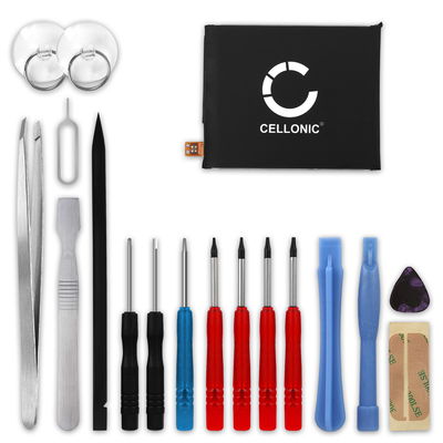 CELLONIC Phone Battery Replacement for Nokia 5 (2017) + 17-Tool Phone Repair Kit - HE321,HE336 2900mAh