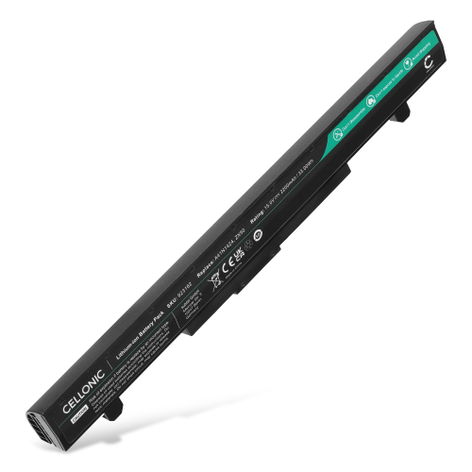Battery for ASUS GL552VW; ZX50; GL552VX; ROG GL552JX; ZX50J A41N1424 (2200mAh, 15V) from CELLONIC