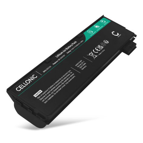 Battery for Lenovo ThinkPad T470, T570, P51s SB10K97597 (4400mAh, 10.8V) from CELLONIC
