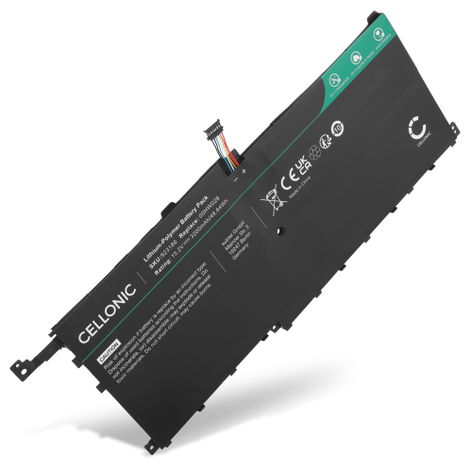 Battery for Lenovo X1 Carbon Gen 4; ThinkPad X1 Yoga Gen 1, 2 SB10F46466 (3200mAh, 15.2V) from CELLONIC
