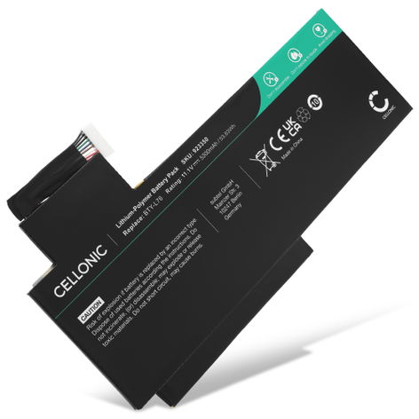 Battery for MSI GS70 2PC, 2PE, 2QE, 2QD; GS72; GT70 BTY-L76 (5300mAh, 11.1V) from CELLONIC
