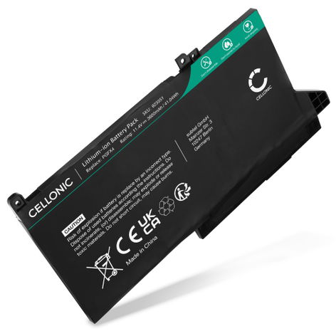 Battery for Dell Latitude 7490, 7390, 7290, 7380, 12 7000 PGFX4 (3600mAh, 11.4V) from subtel