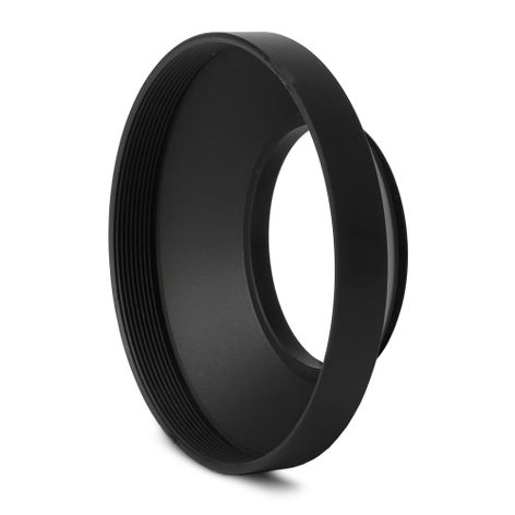 Lens Hood 52mm – Cylindrical / Round, Metal, Screw-in from CELLONIC – 7Artisans 1:1.8 50mm HD.MC; 28/1.4; 35mm 1:0.95