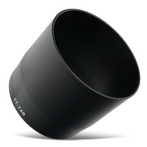 Telephoto Lens Hood ET-74B – Cylindrical / Round, Plastic, Bayonet from CELLONIC – Canon EF 70-300mm f/4-5.6 IS II USM