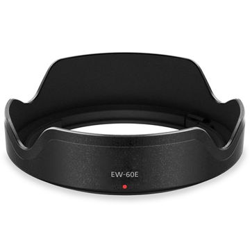EW-60E Camera Lens Hood for Canon EF-M 11-22mm f/4-5.6 IS STM - Plastic Bayonet Flower / Tulip / Petal Lens Shade from CELLONIC
