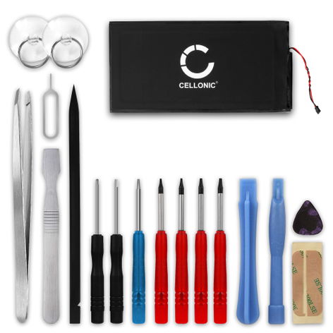 Battery for Motorola Moto Z2 Play / Moto z² Play HZ40, SNN5985A (2800mAh, 3.8V) + Tool-kit from CELLONIC