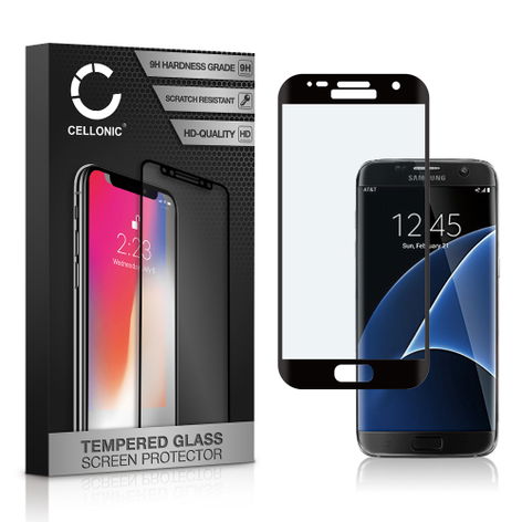 Screen Protector for Samsung Galaxy S7 Edge (SM-G935F) – Glass (9H hardness) from CELLONIC
