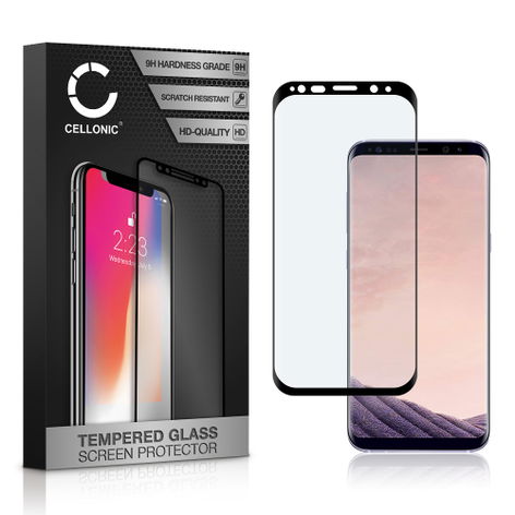 Screen Protector for Samsung Galaxy S8 Plus (SM-G955 / SM-G955F) – Glass (9H hardness) from CELLONIC