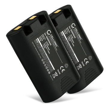2x S0895840,W002856 Battery for DYMO LabelManager 360D, 420P, Rhino 4200, 5200, 3M PL200 Mobile Photo / Label Printer - 1600mAh 7.2V - 7.4V Lithium Ion