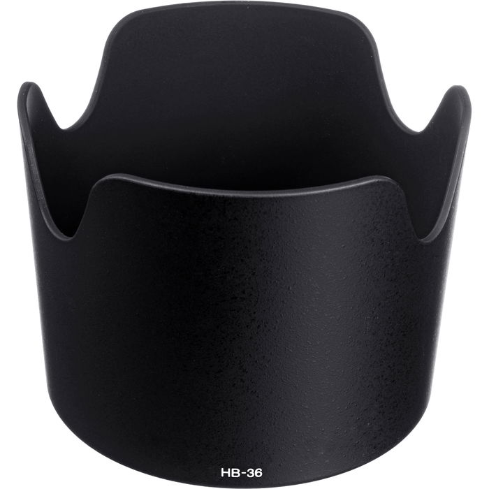 HB-36 Camera Lens Hood for Nikon AF-S Nikkor 70-300 mm f/4.5-5.6G ED VR - Plastic Bayonet Flower / Tulip / Petal Lens Shade from CELLONIC