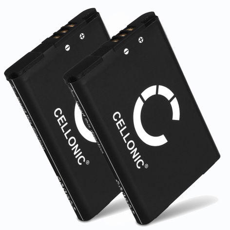 2x Battery for Nintendo 3DS; Switch Pro Controller; 2DS; New 2DS XL (1300mAh, 3.7V) from CELLONIC