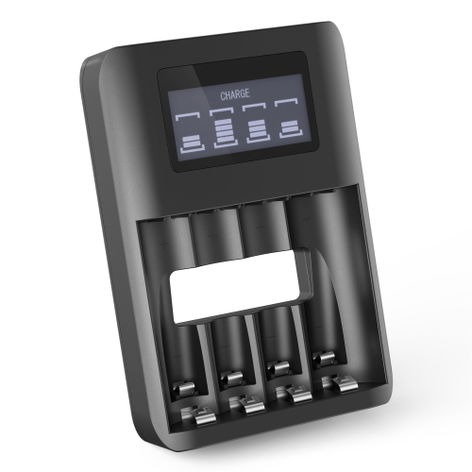 CELLONIC USB Charger for AA/AAA NiMH Batteries, 4 Slots