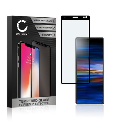 Screen Protector for Sony Xperia 10 Plus – Glass (9H hardness) from CELLONIC
