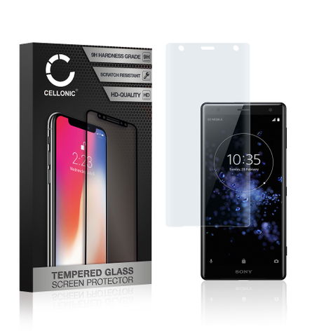 Screen Protector for Sony Xperia XZ2 – Glass (9H hardness) from CELLONIC