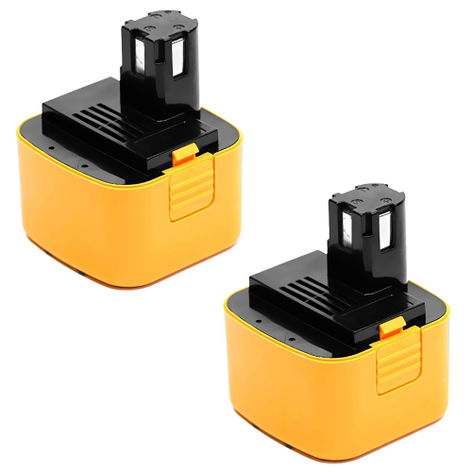 2x Battery for Panasonic EY6405; EY3502; EY6100; EY6407; EY6409 EY9101,9001,EY9006,EY9106,EY9200,EY9200B (3000mAh, 12V) from CELLONIC
