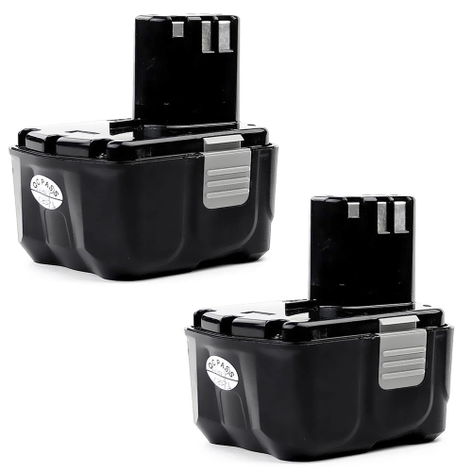 2x Battery for Hitachi WH 14DL; WR 14DL; DH 20DV, 14DL; DS 14DVB BCL1415, BLC1430,327728, 327729, EBL1430 (3000mAh, 14.4V) from CELLONIC