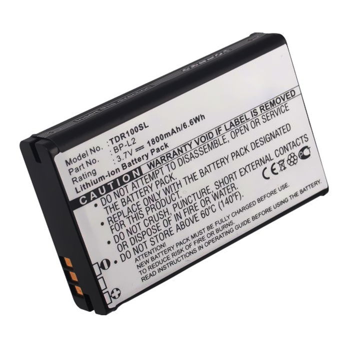 Battery for Tascam DR-100MKII, DR-1, GT-R1 BP-L2 (1800mAh, 3.7V) from CELLONIC