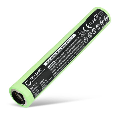 Battery for Streamlight 75301; 75300; 76300; 76303; 75304 NiMH 3.6V (1800mAh, 3.6V) from subtel