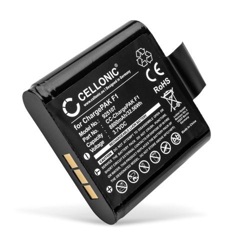Battery for PURE Evoke D6, H4, H6, D4, F4; Jongo S3 ChargePAK F1, F1 (8800mAh, 3.7V) from subtel