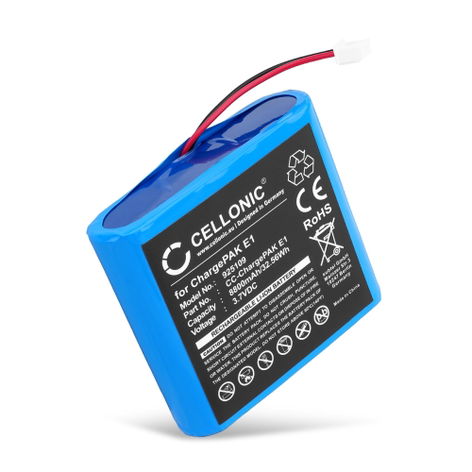 Battery for PURE One Flow; Evoke 1S, 2S, Flow, Mio; Sensia; Verona ChargePAK E1 (8800mAh, 3.7V) from subtel