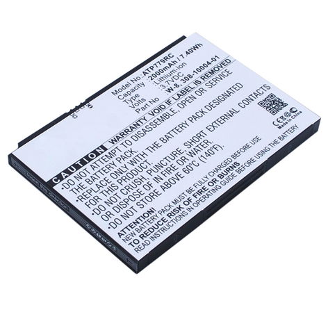 Battery for Netgear AirCard 790S, 810, 810S, 790, 779S; AC790S W-7, -7a, -7b, -8a (2000mAh, 3.7V) from CELLONIC