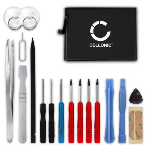 Battery for Huawei Nova 3; Mate 20 Lite; P10 Plus; Honor View 10 HB386589ECW (3750mAh, 3.82V) + Tool-kit from CELLONIC