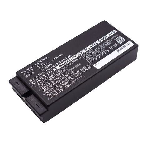 Battery for Ikusi TM63; 2303696; TM 60/1, 60/2; TM64 02 BT12 (2000mAh, 7.2V) from subtel