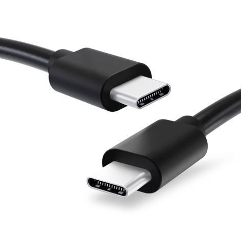 USB-C (Type-C) to USB-C Data Cable 1m for ASUS ROG Phone, Phone 6, Phone 5; Zenfone 8, 7, 4 from CELLONIC