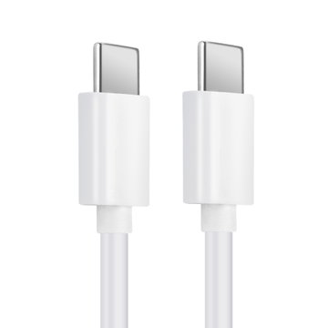 USB Data Cable for HP Elite x2 1012 / EliteBook 840 / EliteBook 1040 G4 / Folio G1 / Spectre 13 Laptops / Notebooks 1m Fast Charging 3A (PD 60W) Data Transfer Cable USB 3.1 Gen 1 Adapter PVC - White