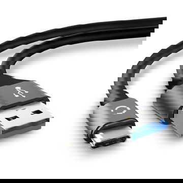 USB Tablet Charger for Medion LifeTab X10605 / P10606 / X10607 / P10612 (MD61224 / MD60526 / MD60655) 2m Fast Charging 3A Tablet Data Cable USB 3.1 Gen 1 Adapter PVC - Grey