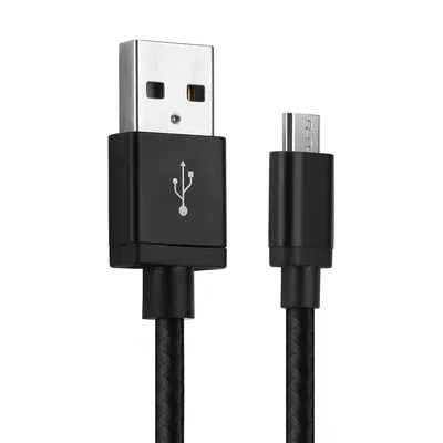 USB Data Cable for Sony SRS-X2, XB2, XB21, XB20, HG1, X33, XB41, XB31 2A Charging Cable for Headphones / Headsets 1m File Transfer Nylon - Black