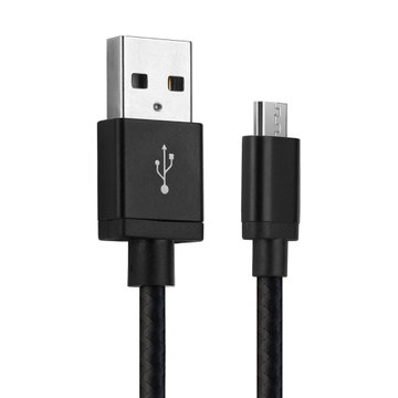 Camera USB Cable for Sony A6000 A6300 A6500 FDR-X3000 A5100 A5000 A7s II Alpha 7r ii Alpha 7 ii DSC-RX100 DSC-HX400V NEX-6 HDR-AS50 1m Fast Charging Data Cable for Camera 2A Charger Lead Nylon - Black