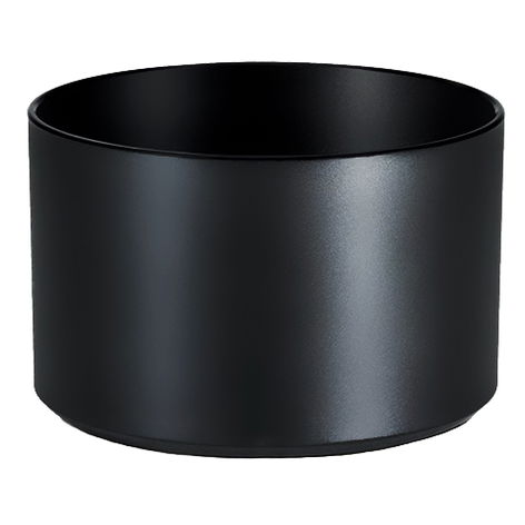 Telephoto Lens Hood Universal 49mm – Cylindrical / Round, Plastic, Screw-in from CELLONIC – 7Artisans 55mm 1.4; 55mm/f1.4; Samyang AF 45mm 1.8