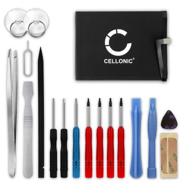 CELLONIC Phone Battery Replacement for Xiaomi Mi A2 + 17-Tool Phone Repair Kit - BN36 3000mAh