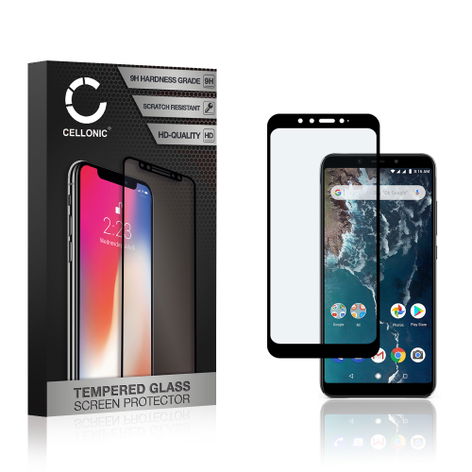 Screen Protector for Xiaomi Mi A2 – Glass (9H hardness) from CELLONIC