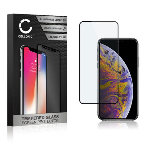 Screen Protector for Apple iPhone 11 Pro Max, Xs Max, XI Max – Glass (9H hardness) from CELLONIC