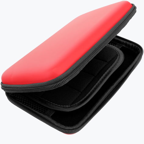 Protective Case for Nintendo 3DS, 3DS XL; 2DS XL, 2DS; New 3DS XL – Red, Plastic from subtel