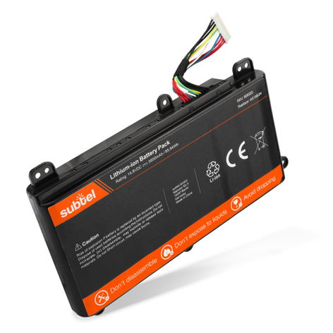 Battery for Acer Predator 21X, 17X, 15 G9-591, 15 G9-591-70F6 AS15B3N (5800mAh, 14.8V) from subtel
