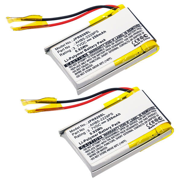 2x Battery for Jabra Pro 920, Jabra Pro 930, Jabra Pro 935, Jabra Pro 900, Jabra Pro 923 250mAh from CELLONIC
