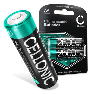 2x Battery for Casio FX-82MS (2nd Edition), FX-82SX Plus (2600mAh, 2.4V) from CELLONIC