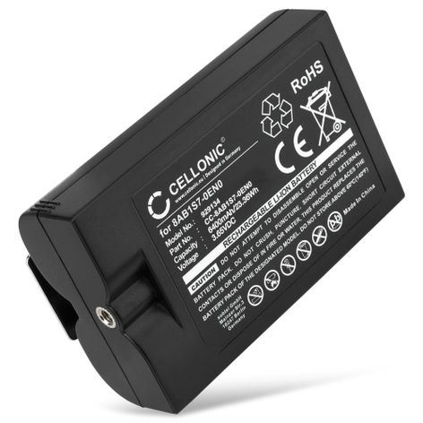 Battery for Ring Spotlight Cam; Peephole Cam; Intercom 5AT3S3 (6400mAh, 3.65V) from CELLONIC