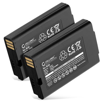 2x 6801570551, B30 Battery for Vectron Mobilepro, Mobilepro 2, Mobilepro II 1800mAh Battery Replacement 6801570551, B30